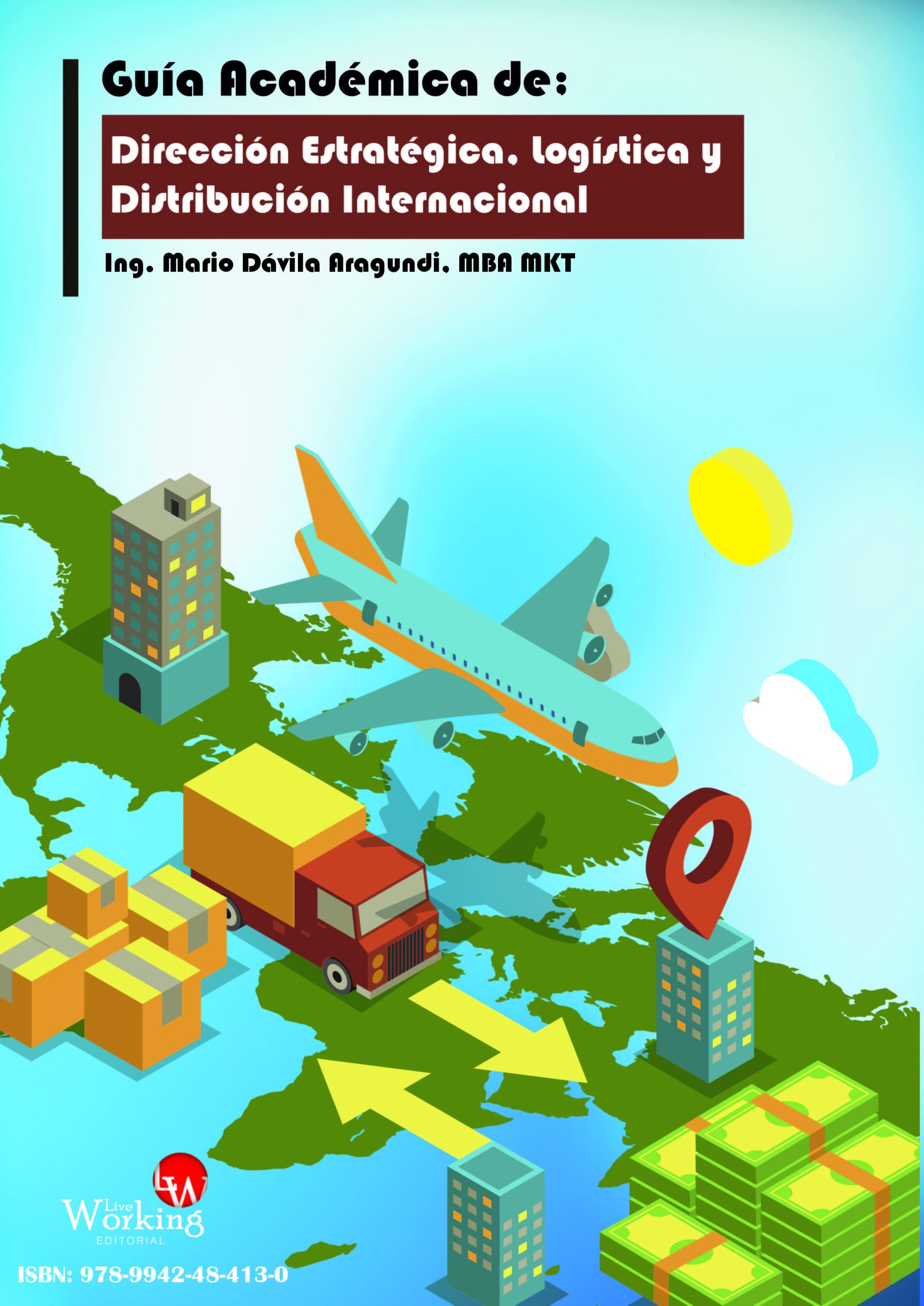 portada Guía Académica de Dirección Estratégica, Logística y Distribución Internacional