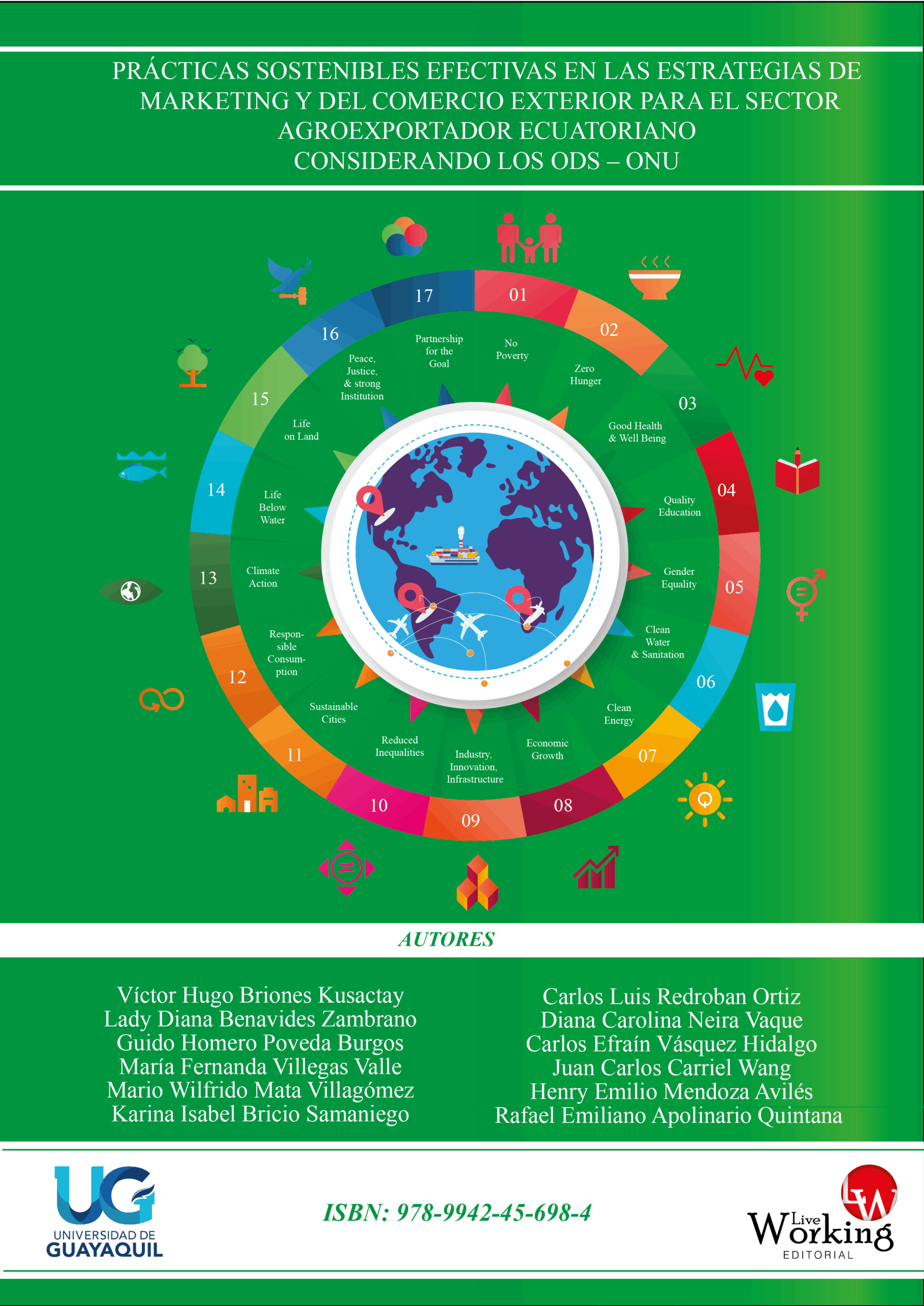 portada Prácticas sostenibles efectivas en las estrategias de marketing y del comercio exterior para el sector agroexportador ecuatoriano considerando los ODS – ONU