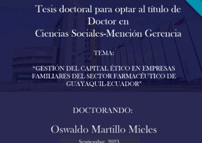 Gestión del capital ético en empresas familiares del sector farmacéutico de guayaquil-ecuador