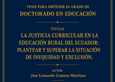 La justicia curricular en la educación rural del Ecuador: plantear y superar la situación de inequidad y exclusión