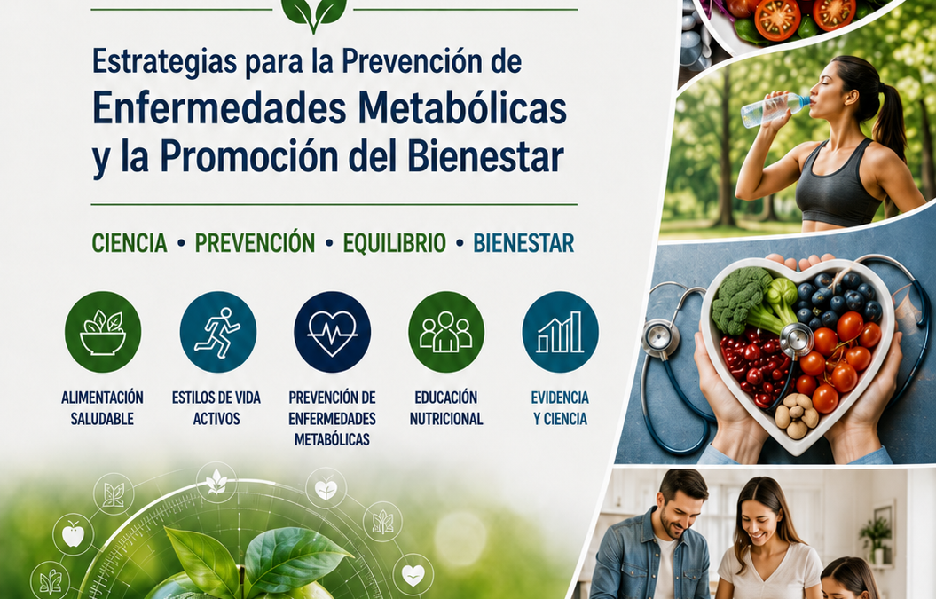 SALUD Y NUTRICIÓN:  Estrategias para la prevención de enfermedades metabólicas y la promoción del bienestar
